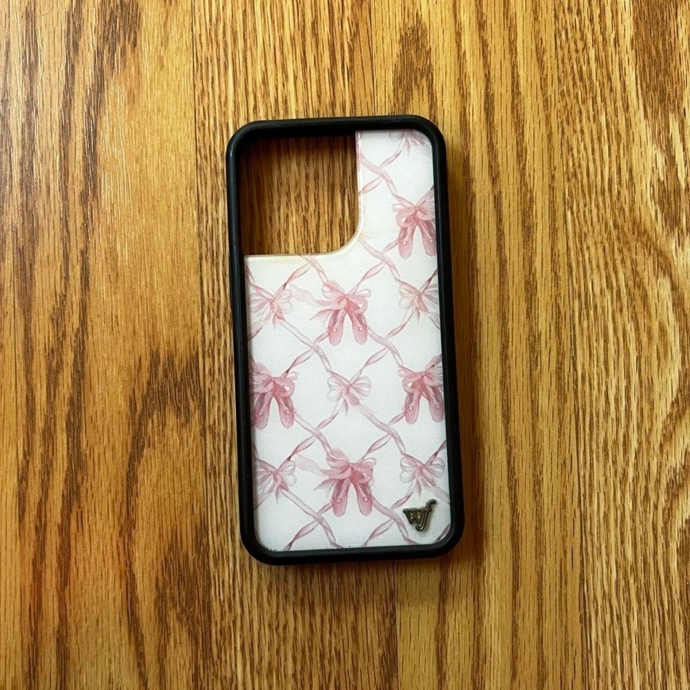 Pink Bow Pattern Phone Case